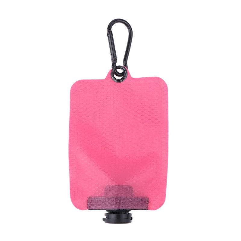 Reusable Travel-sized Squeeze Bottles Liquids Ideal Shampoo Qme Rose red