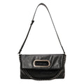Large Capacity Commuter Tote Bag Women Vintage Chic Summer Shoulder Qme black