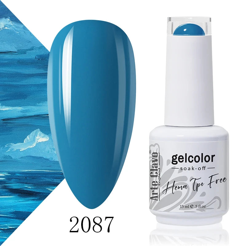 Arte Clavo Blue Nails Candy Party Nude Gel Nail Polish 2026 Mint