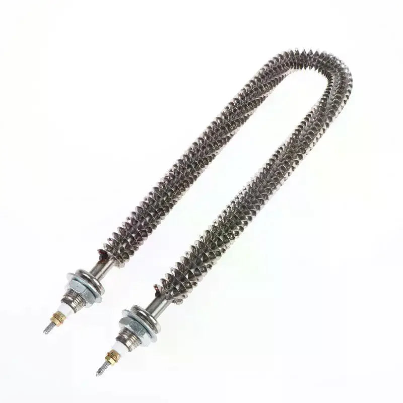 Finned Heat Pipe Heating Pipe U Type Finned Electric Heat Tube Stainless Steel Fin Heating 220V1KW 201 U Shape Heat Pipe Qme