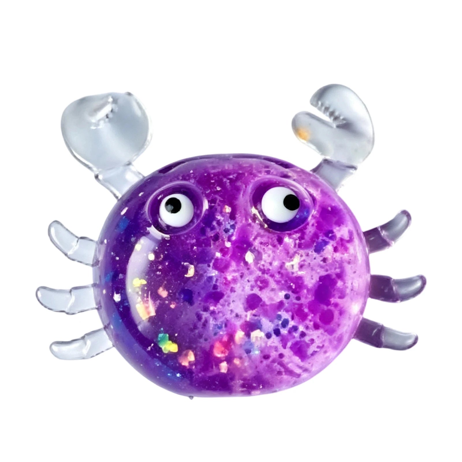 Small Colorful Crab Slow-rising Sensory Toy for Anxiety and Relaxation New Fun Fidget Toy for Adult Creative Home Decoration Qme Purple One Size