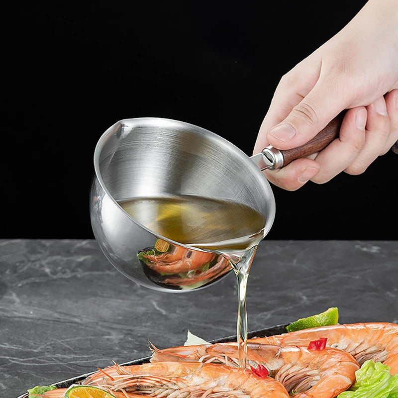 Long Handle Wax Melting Pot Stainless Steel Diy Scented Candle Soap Chocolate Butter Handmade Soap Jug Heated Coffee Milk Qme