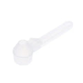 Sliding Leakproof Coffee Scoop Reusable Protein Powder Spoon Funnel Qme Transparent