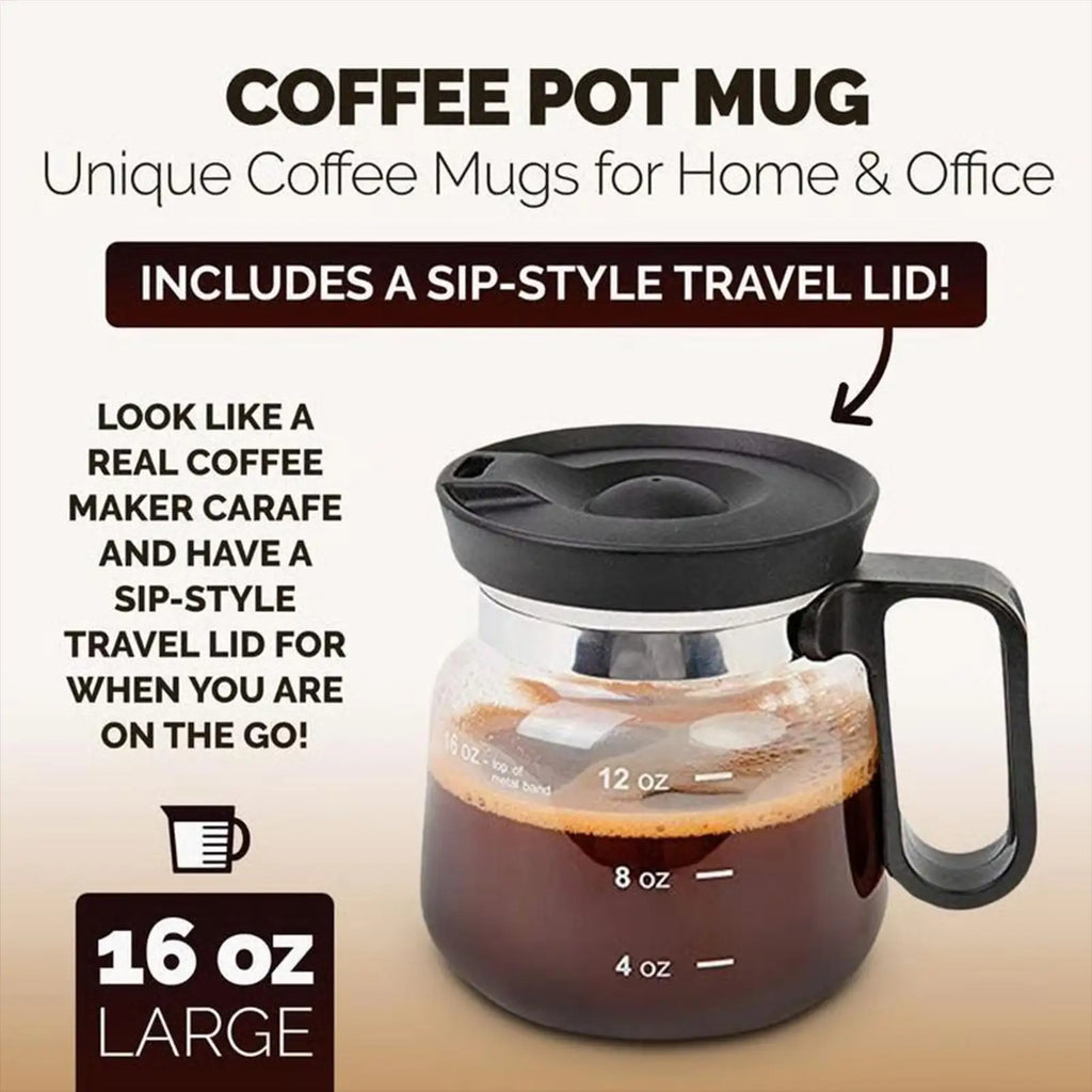 Clear Coffee Mug 16oz Travel Coffee Cup Glass Mugs Drinkware Container with Lid for Hot Cold Beverage Latte Cappuccino Tea Juice Qme