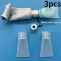 Empty Soft Squeeze Travel Tubes 3 Reusable Portable Toothpaste Qme 3pcs set