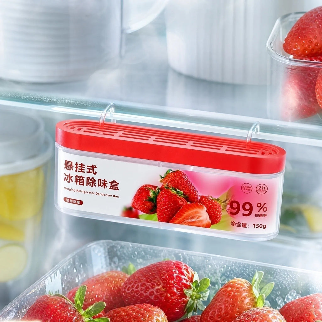 Refrigerator Deodorizing Box Antibacterial Purifying Odor-absorbing Fridge Long Lasting Air Purifier Freshening Kitchen Tool Qme