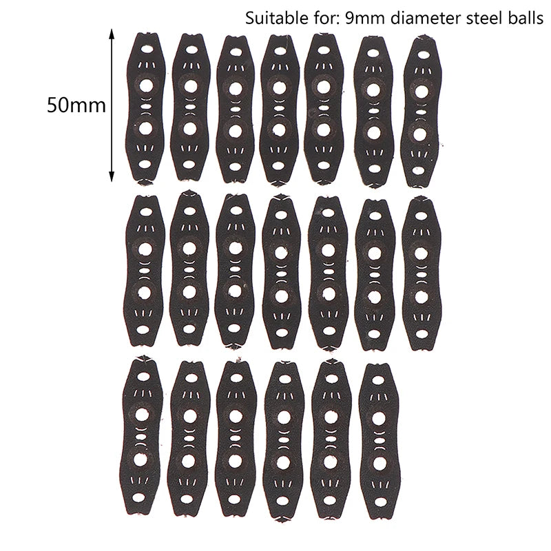 Outdoor Slingshot Accessories Steel Balls PU Leather Pouch Flat Qme E