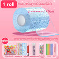 Kids Gifts PET Nano Glue DIY Blow Bubble Double Sided Tape Sticky Qme A15