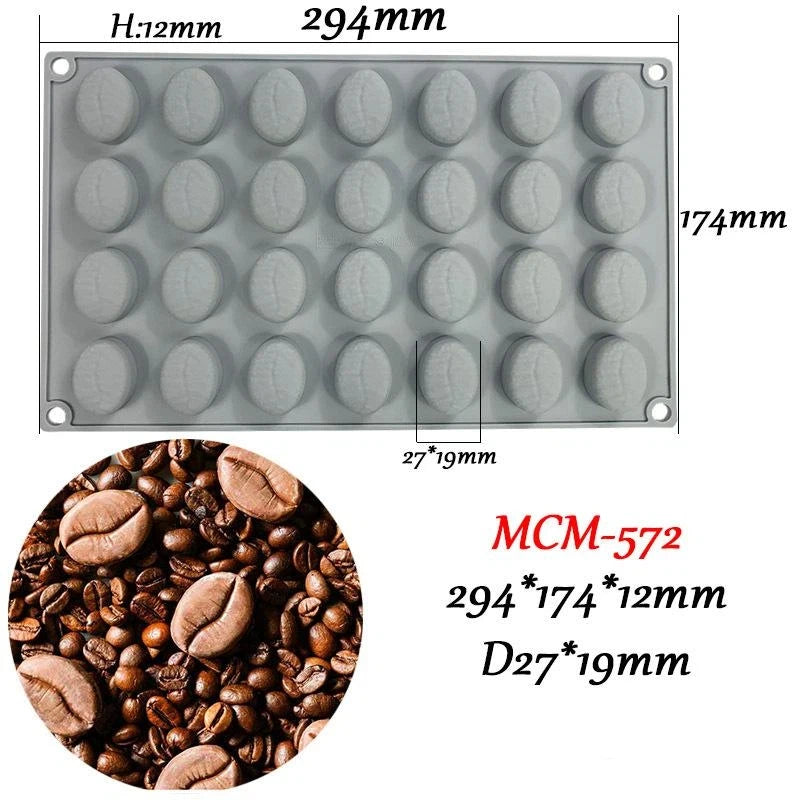 Chestnut Raspberry Peanut Mushroom Silicone Mold Fondant Cake DIY Qme MCM572