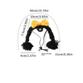Dress Up Cat Dog Headgear Decoration Accessories Pet Supplies Wig Qme A3