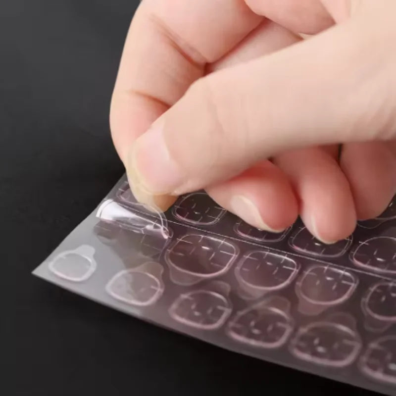 Nail Jelly Glue Double Sided False Nail Art Adhesive Tape Glue Sticker Nails Fake Press on Nails Coffin Qme