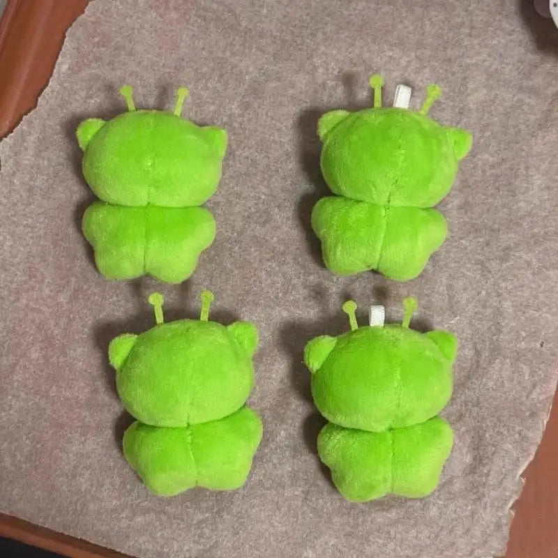 Party Alien Cat Plush Toy Cartoon Stuffed Animal Keychain Accessories Qme
