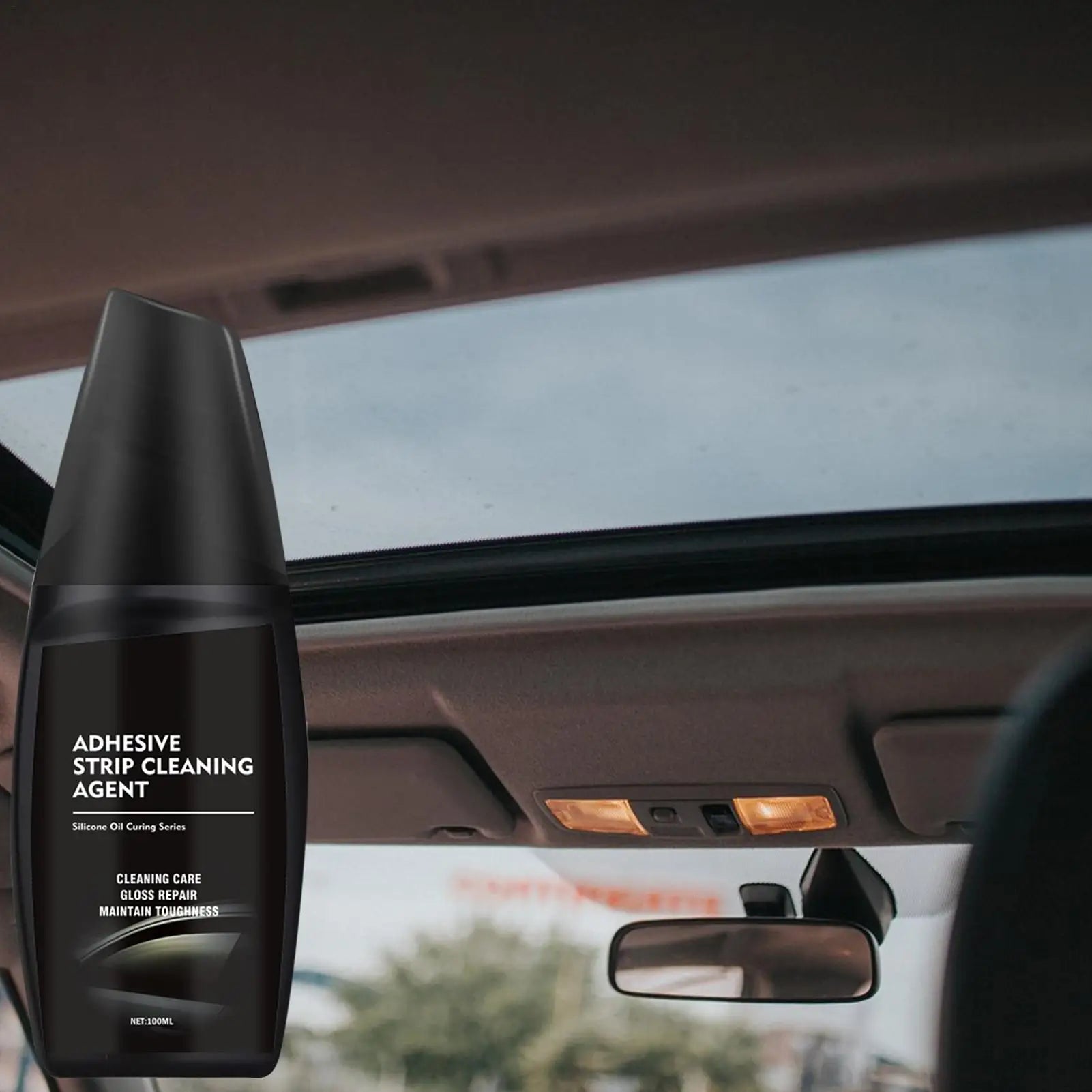 For all Vehicles Car Rubber Conditioner Rubber Strip Conditioner Softening Agent Rubber Cleaner Car Maintenance Eliminates Noise Qme