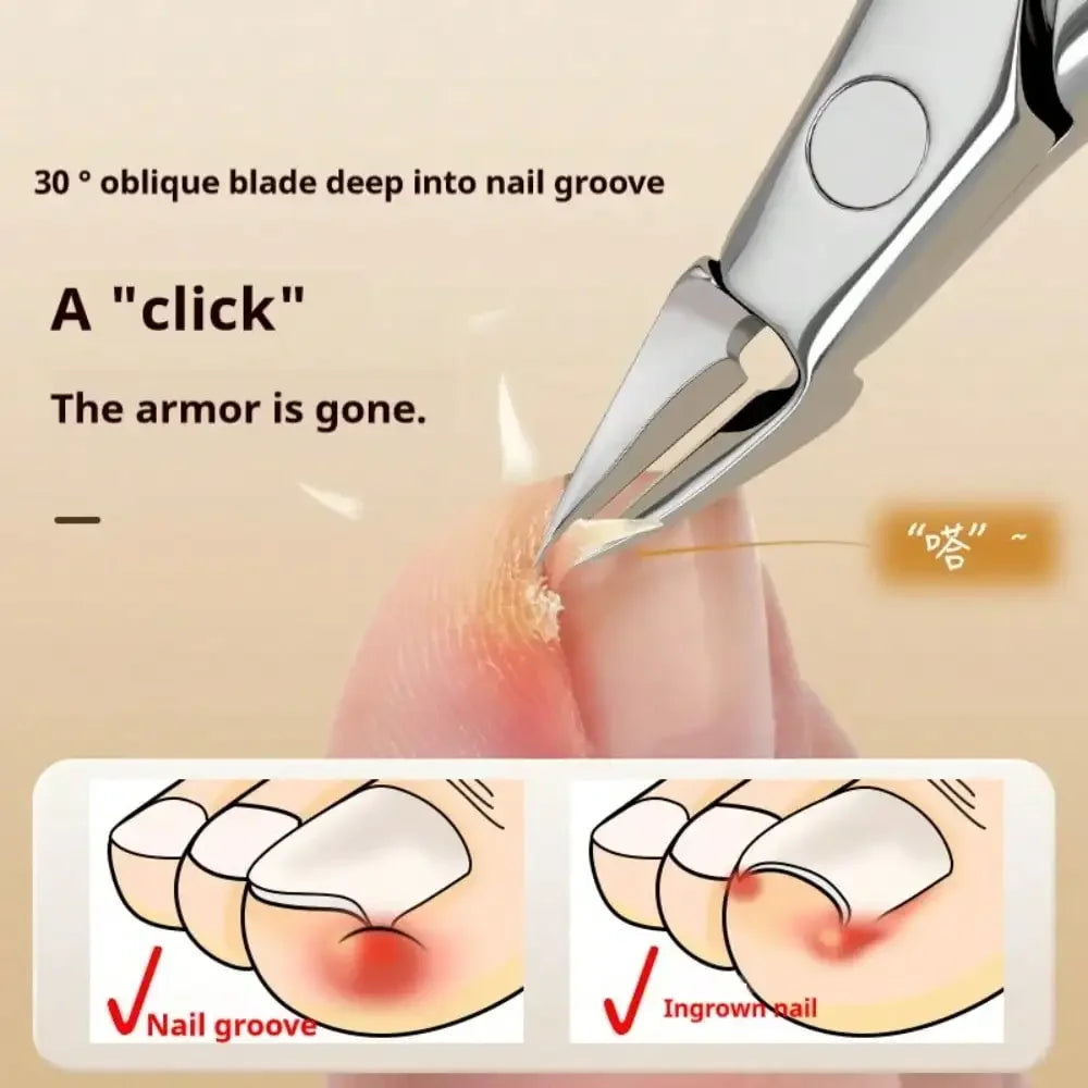 Labor-saving Professional Nail Clippers Cuticle Trimmer Foot Care Qme