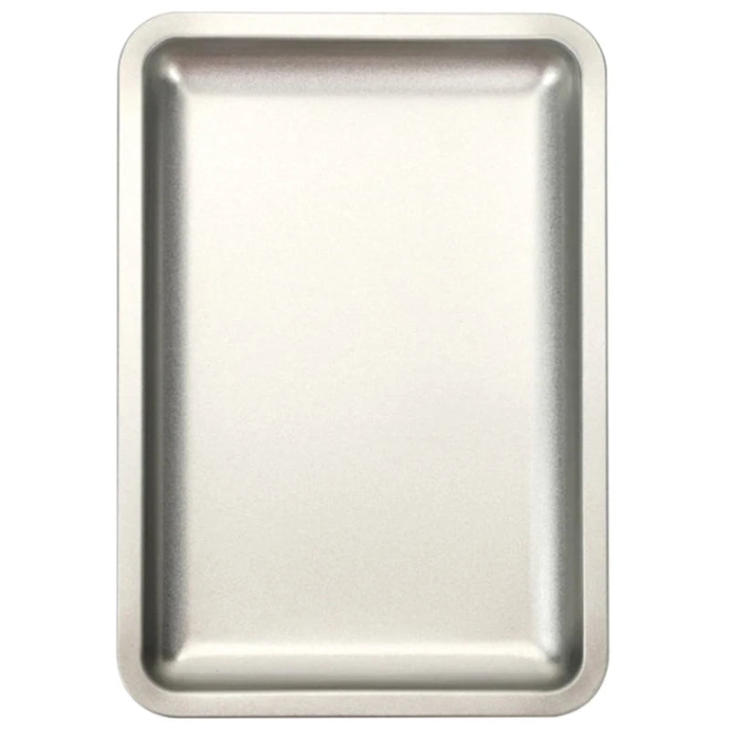 Nail Tray Stainless Steel Cosmetic Storage Art Polish Multicolor Qme Silver