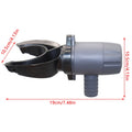 70-110 Rain Collector Plastic Downpipe Rainwater Collector Roof Water Collection Hose Rain Collector. Qme Black