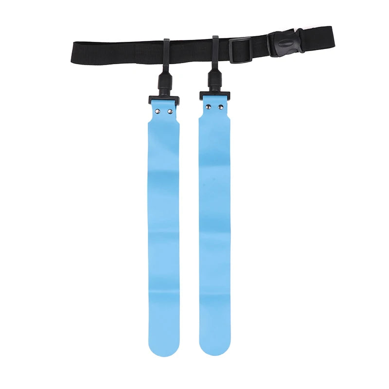 Adults Youth Rugby Training Belt Adjustable Soccer Flag Tag Waist Qme Blue