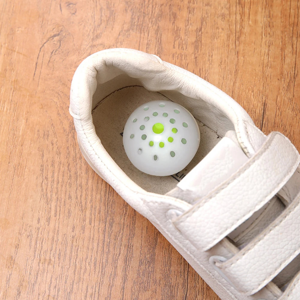 6-60PCS Shoes Deodorant Balls Jasmine Scent Fresheners Footwear Shoe Closet Toilet Deodorization Long-lasting Aromatic 3cm Qme