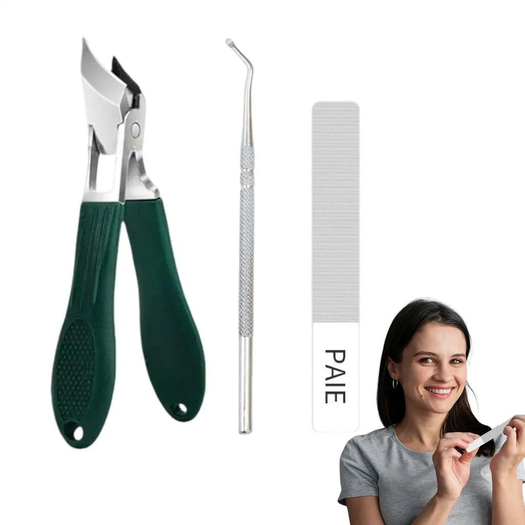 Oblique Nail Cutter Slanted Toenail Scissors Anti-splash Wide Jaw Qme