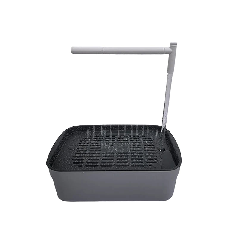 Water Bathtub Shower Fountain Pet Supplies Automatic Parrot Bird Bath Qme