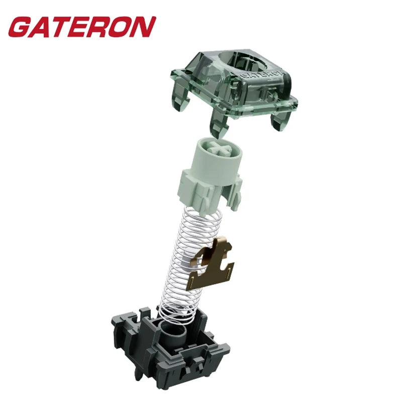 Gateron Magnetic Jade Emerald Switch HIFI Tactile Switches Magnetic Keyboard Game Office Freely Setting Pre Travel Factory Lubrd Qme