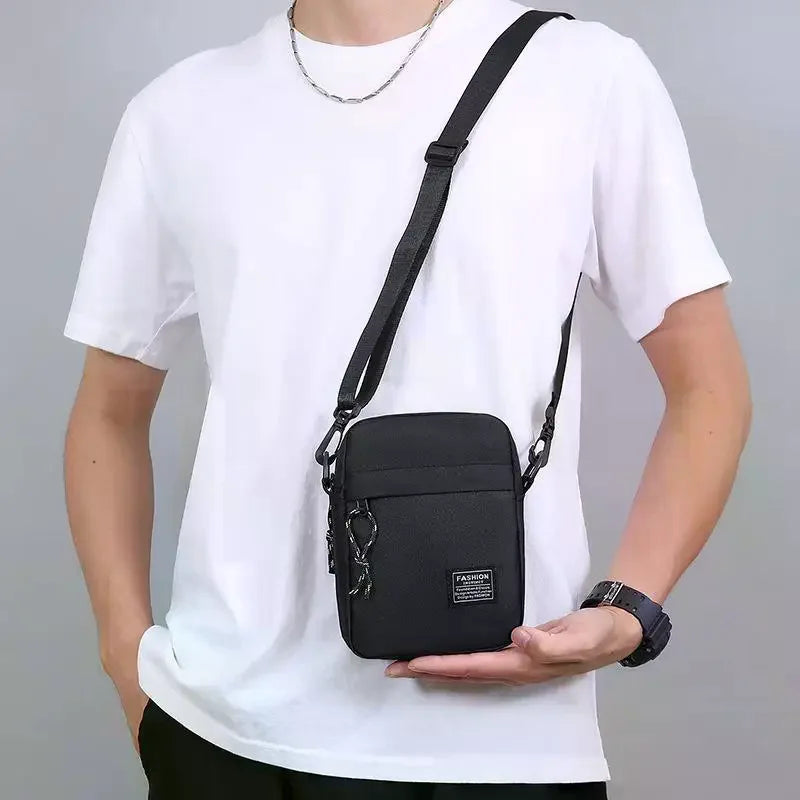 Men's Bag Available Single Shoulder Cross-body Design Suitable Daily Qme