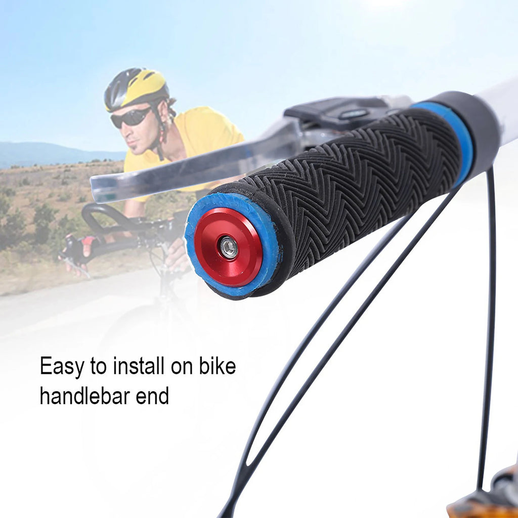 1 Pair Aluminum Alloy Bike Handlebar Handle Grip Bar End Plug Parts Bar End Plugs Handlebar Plugs Bike Bar End Plug Qme