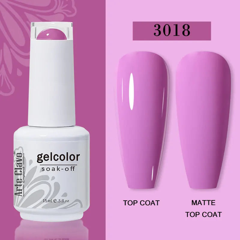 Arte Clavo Transparent Nude Pink Jelly Gel Nail Polish Semi Permanent Qme