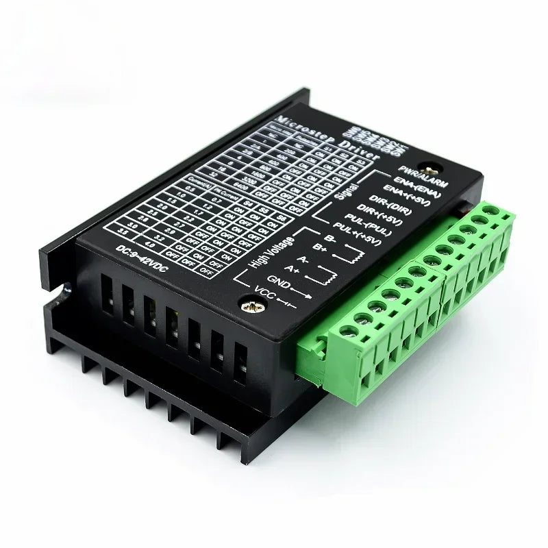 CNC Router Machine Motor Driver Board 42/57/86 TB6600 Stepper 32 Segments Upgraded Version 4.0A 42VDC Qme