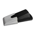 Rubber Door Stopper Wedge Anti Slip Floor Stop Indoor Use Prevents Qme Black