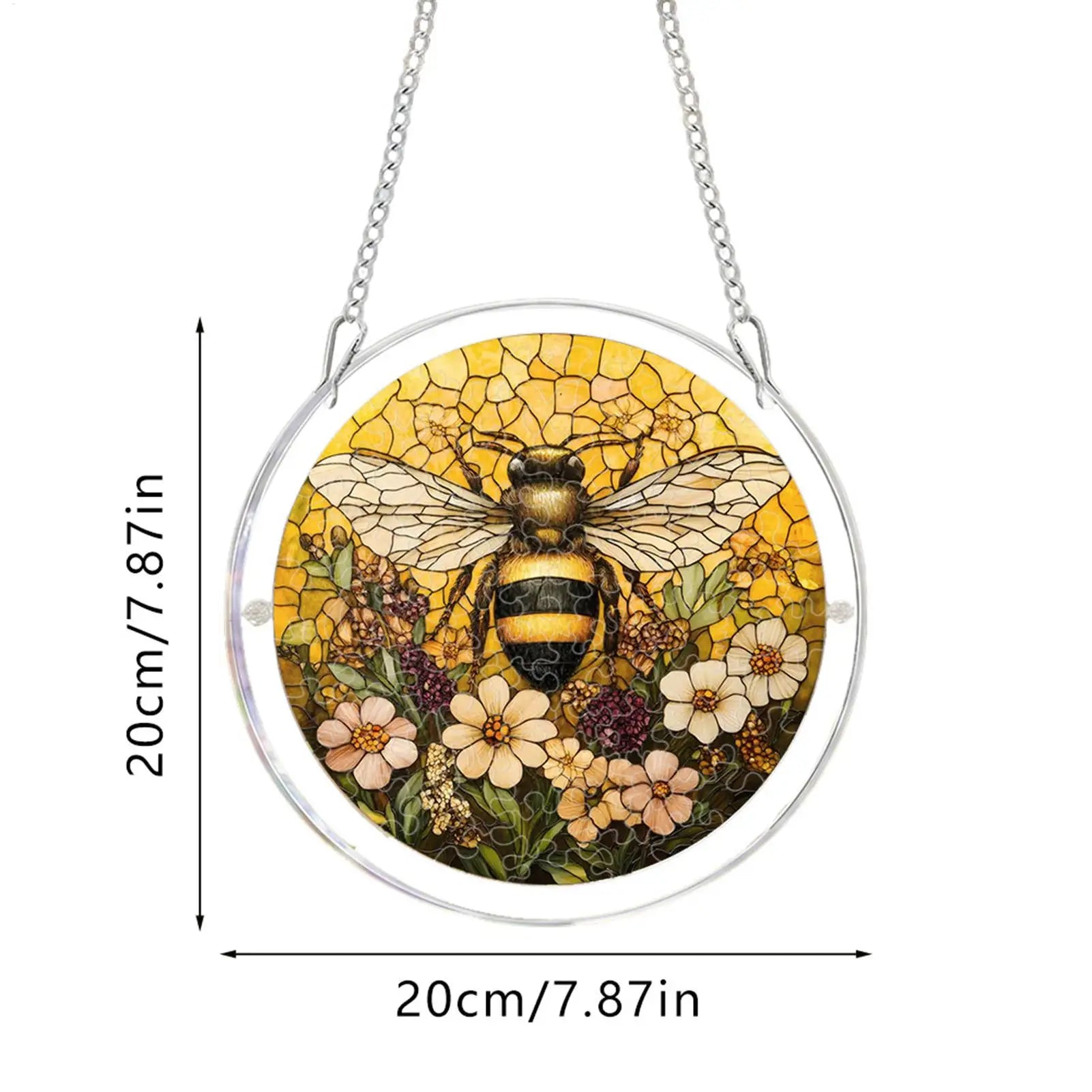 Acrylic Puzzle Suncatcher 2D Window Ornament Garden Butterfly Bird Qme