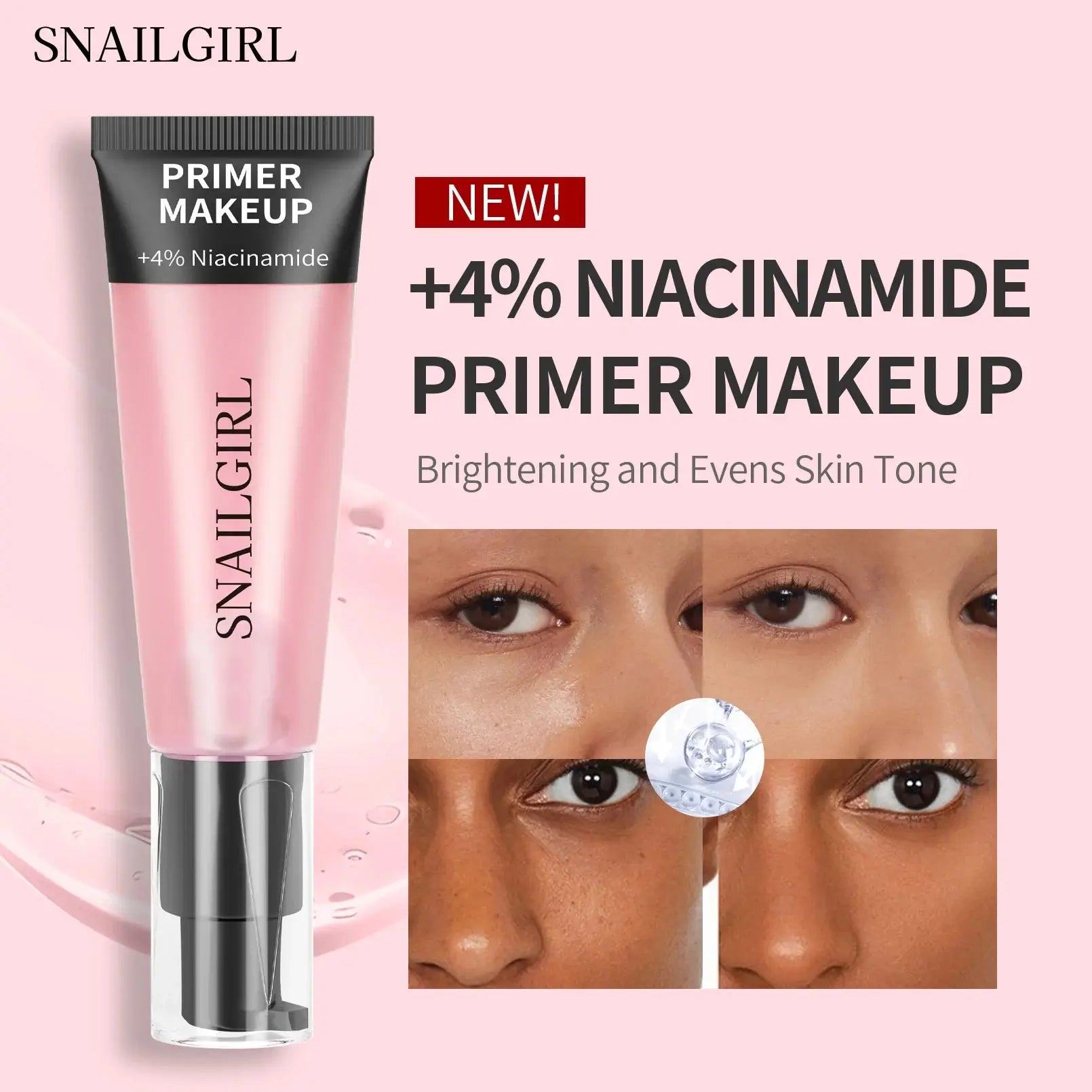 24ml Power Grip Primer Gel Based Hydrating Face Primer For Smoothing Skin Gripping Makeup Invisible Pore Colorless Primes Qme