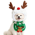 Dog Christmas Costume Festive Pet Hat Bandana Puppy Costumes Qme Antler hat China Mainland