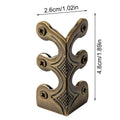 Baseboard Protector Edge Corner Protectors Metal Skiffers Solid Brass Home Corner Guard Decorative Protector Cover Qme bronze coloured