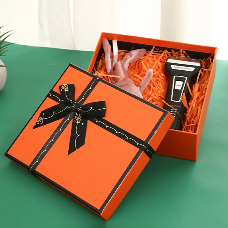 Orange Bow Box Premium Wedding Birthday Valentine Wrap Qme
