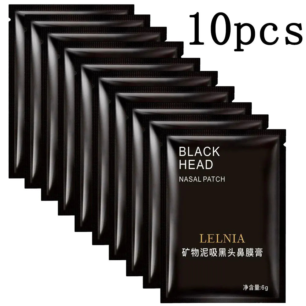 Tearable Face Mask Shrinking Pore Deep Cleaning Remove Blackhead Qme 10pcs