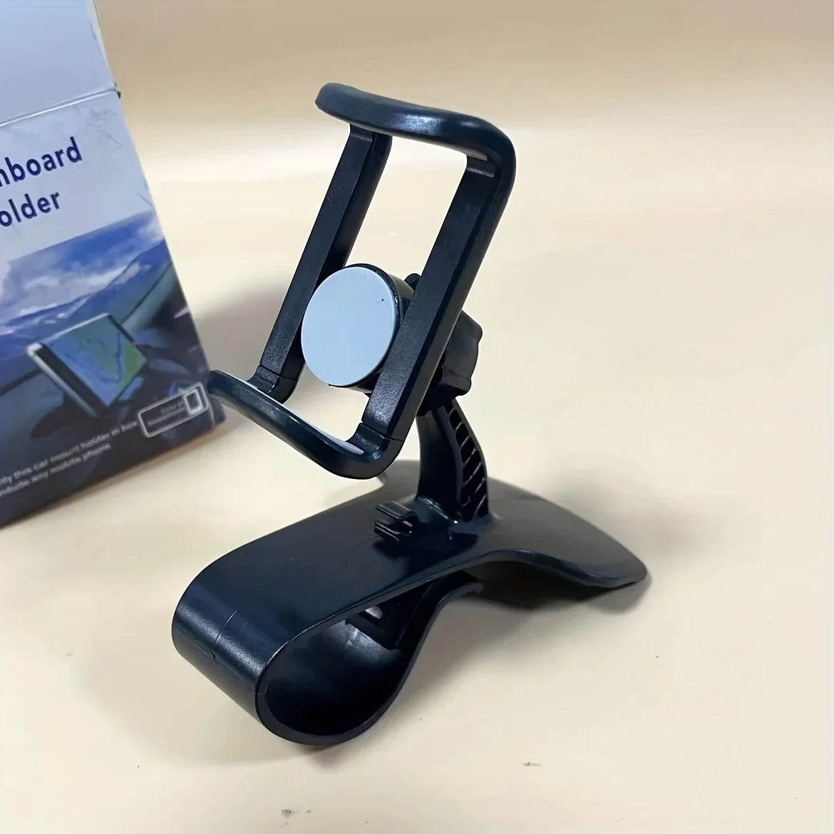 Car Phone Holder Easy Clip Mount Stand Panel Dashboard GPS Navigation Multi-Functional Bracket Holder For IPhone Xiaomi Qme