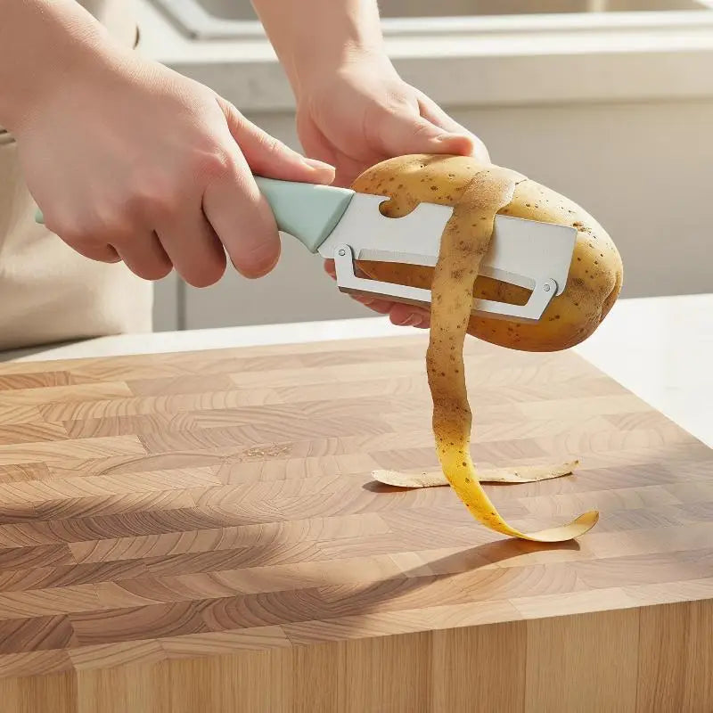 Kitchen Vegetable Peeler Multi-function 2-in-1 Fruit Potato Stuff Tool Qme
