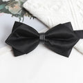 Bow Ties Butterfly Party Wedding Men Tie Black Adjustable Bowknot Qme A1