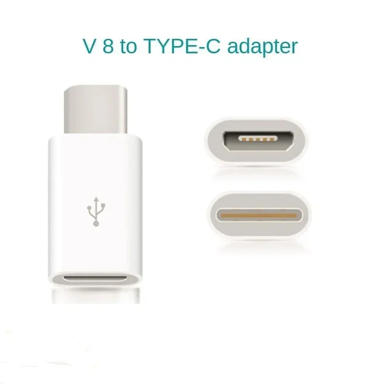 50pcs Type-c Charger Adapter, Micro Usb To Type C, Usb-c Cable for Plus Qme