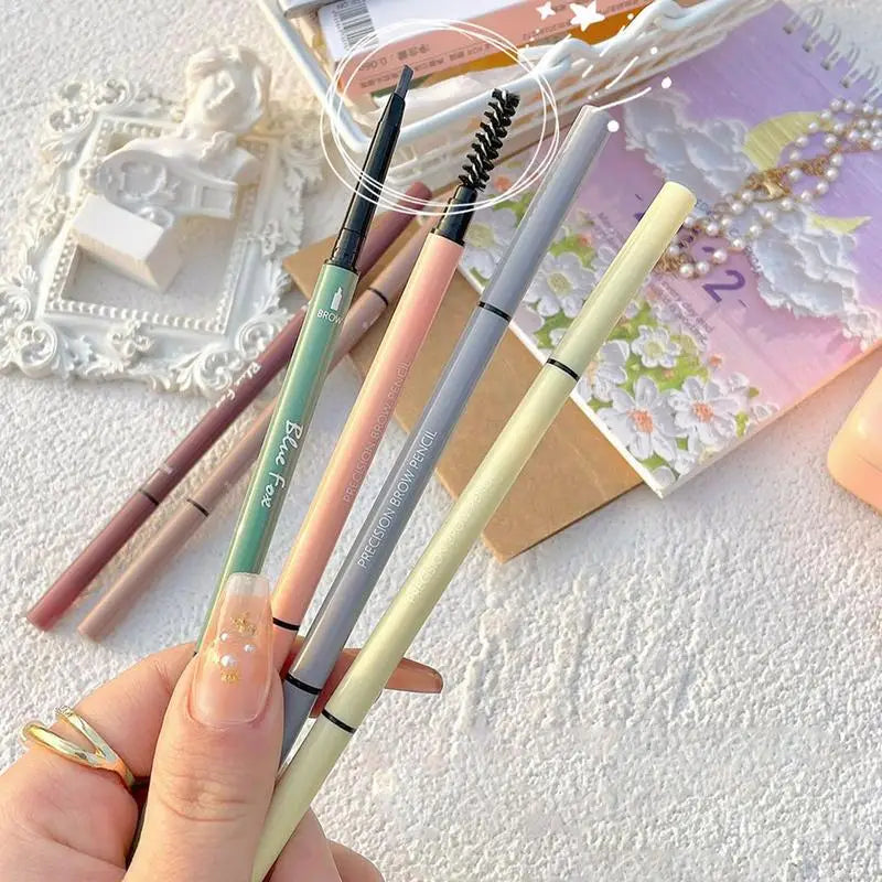Double Headed Eyebrow Pen Smudge-proof Professional Enhancer Qme