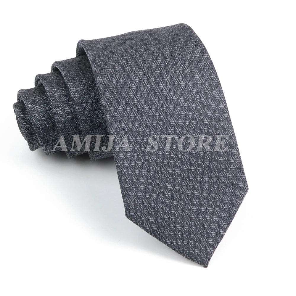 Tie Men Gravatas Wholesale Fashion Woven Luxury Necktie Dark Grey Dot Qme 26 China Mainland