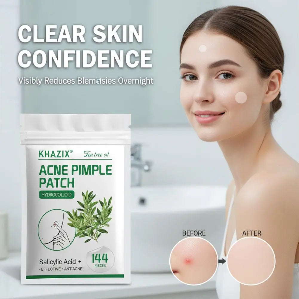 Hydrocolloid Acne Pimple Patch Salicylic Acid Tea Tree Oil Inflamed Qme