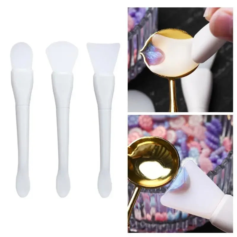 Wax Seal Silicone Wax Lacquer Epoxy Resin Mixing Cleaning Spoon Powder Dip Sealing Wax Making Tools Qme