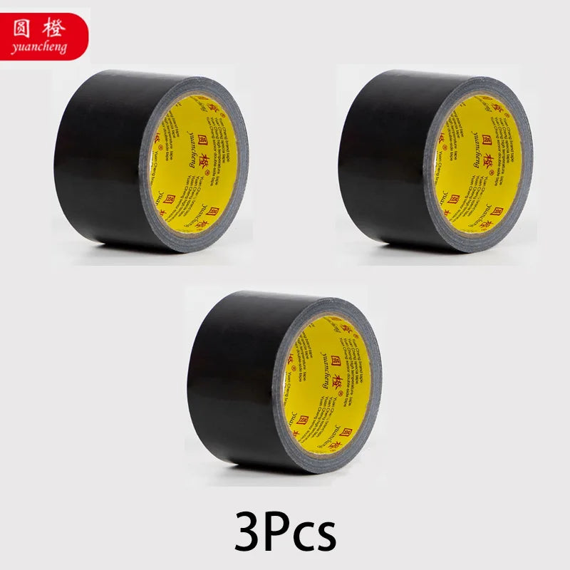 1 Roll Adhesive Fabric Duct Tape Strong, Carpet Tape Waterproof, White Tape Decorative, 10 Meter Automotive Fabric Tape Qme 3rolls-black 10M 45mm