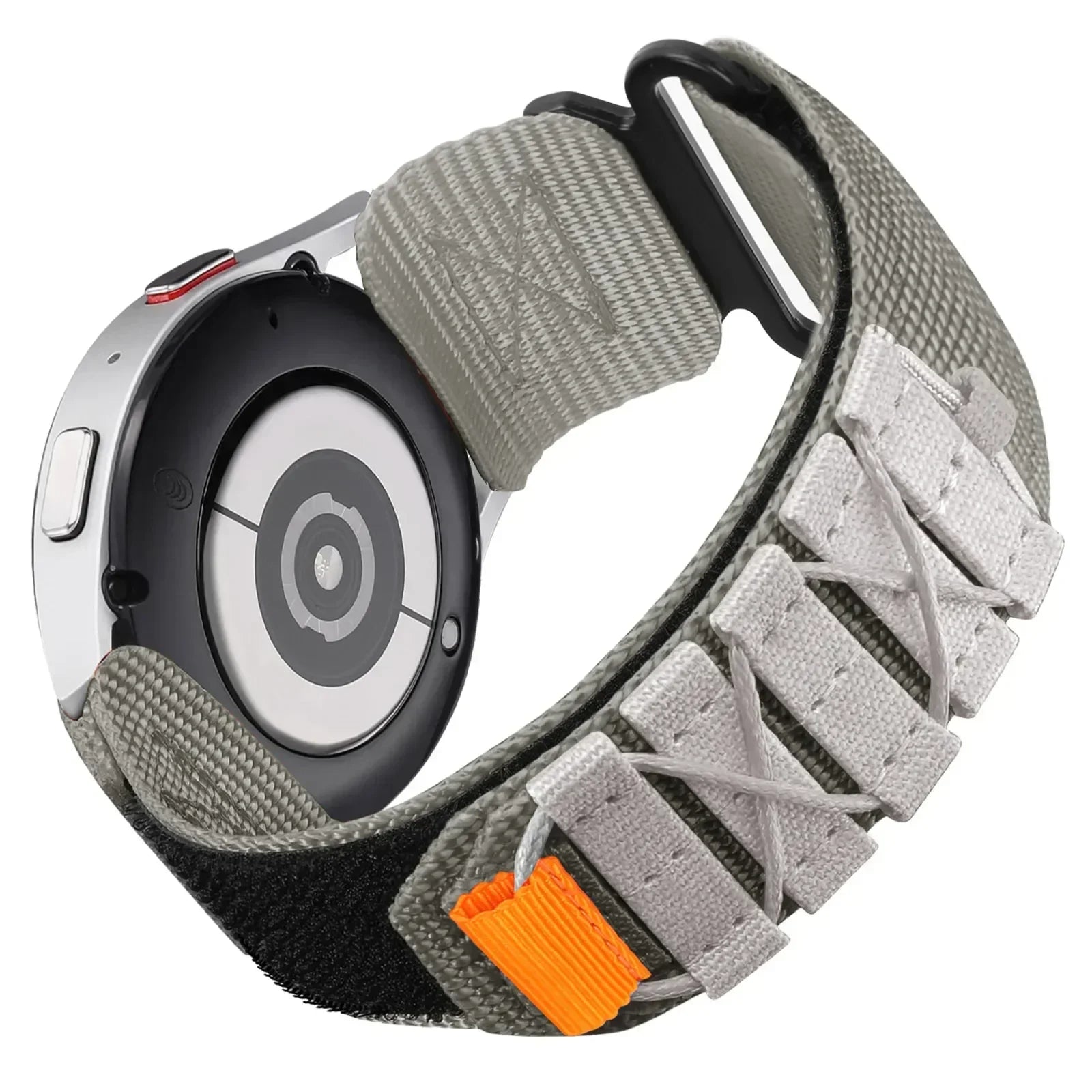 20mm 22mm Nylon Strap For Huawei watch GT4 46MM GT3 PRO 43mm/GT2 42mm GTS/GTR Sport Band for Samsung Galaxy 4/5/6 Classic 5pro Qme Grey 20mm