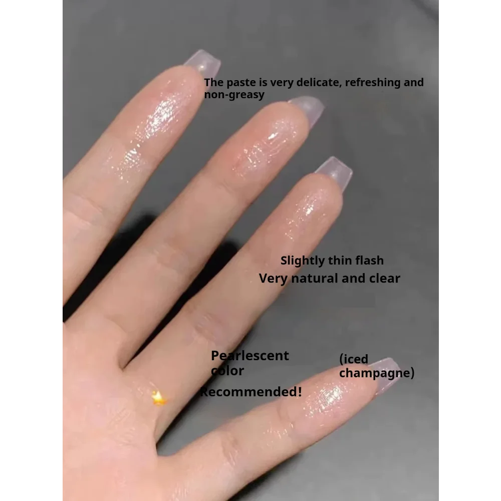 Gloss Stick Highlighter Blush Water Light Shimmer Waterproof Face Qme