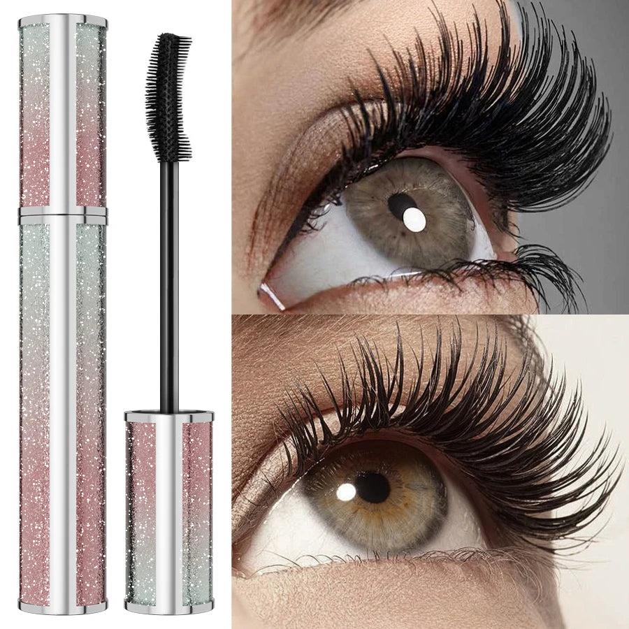 Black Waterproof Mascara All Lengthening Make Up Products Eyelash Qme