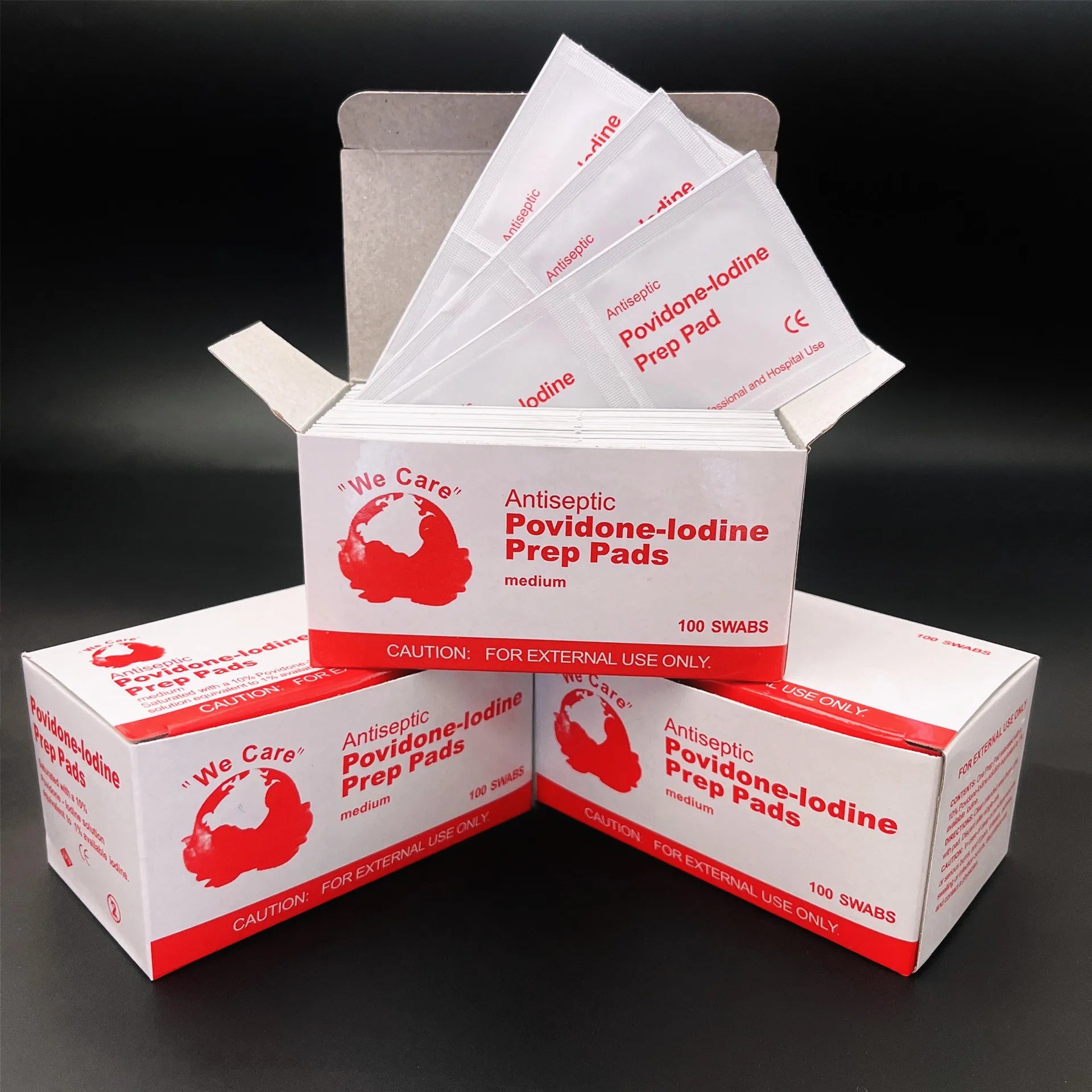 First Aid Kit Medical Skin Wound Disinfection Iodine Tincture, Disposable Newborn Navel Disinfection Iodine Tincture Sw at Home Qme