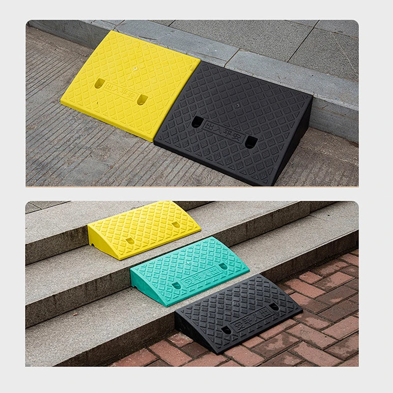 Plastic Kerb Ramp Non-slip Threshold 30 40 Height Cars Bicycles Qme